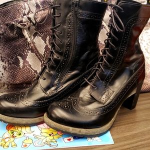 Dr.Martens Regina black leather boot size 11